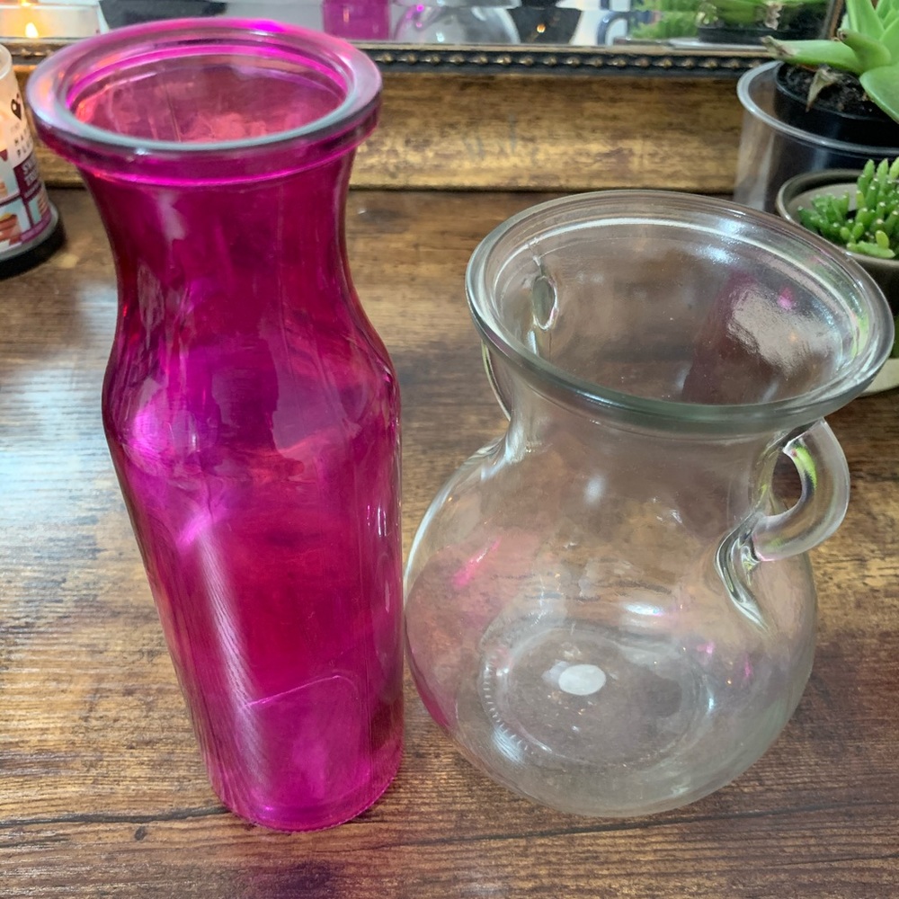 small flower vases